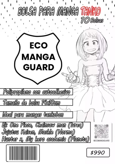 Bolsa manga Tanko (10 und)