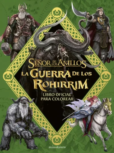 La Guerra de los Rohirrim: libro oficial para colorear