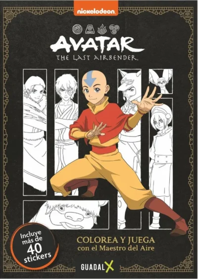 Avatar The Last Airbender Colorea con el Maestro del Aire